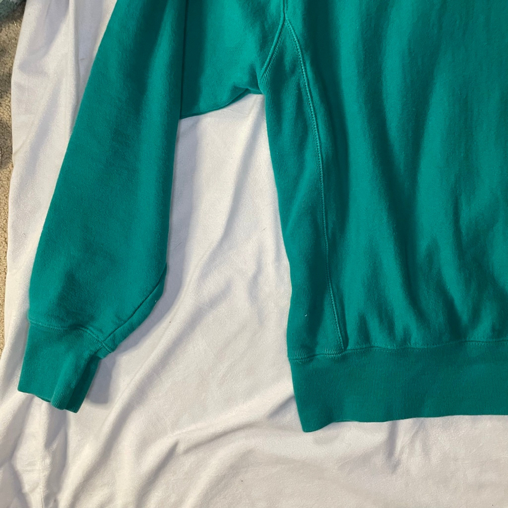 Champion Reverse Weave Teal Sweatshirt Size Large for Women - Picture 7 of 11